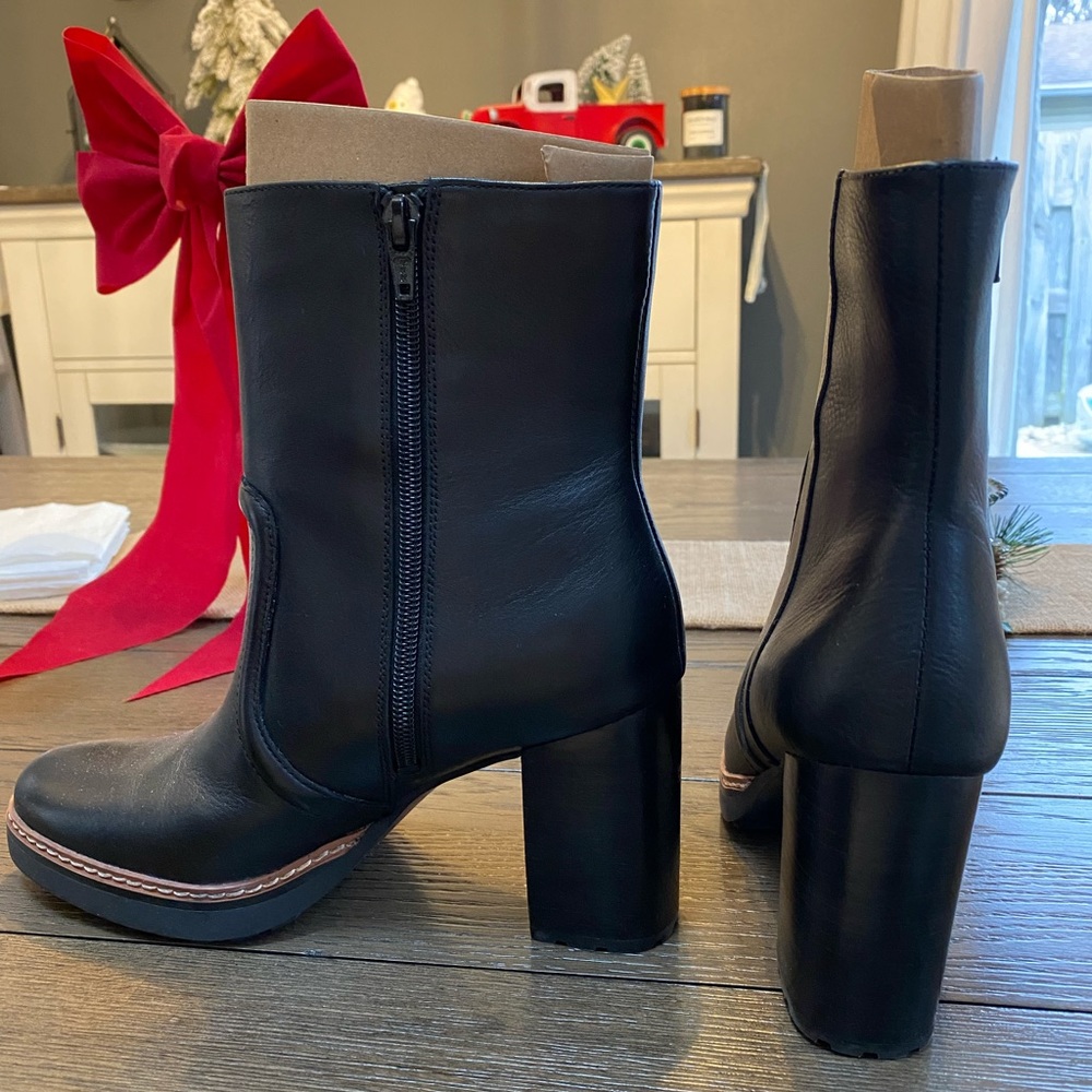 Black Naturalizer Catie Block Heel Bootie